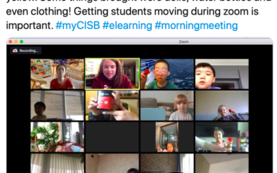 Morning meeting: a chance to explore!