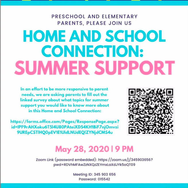 PSES Home and School Connection, May 28