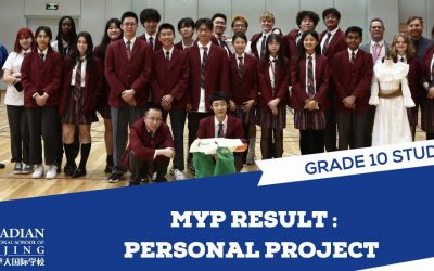 Excellent MYP Personal Projects Results