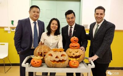 CISB Parents Carve Booo!-tiful Halloween Pumpkins