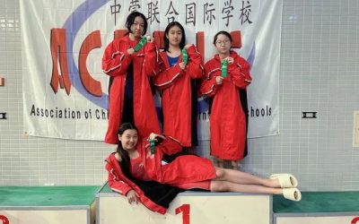 Swim Team Shines at ACAMIS Competition