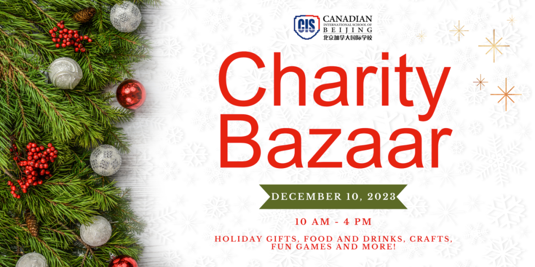 Reminder: Our CISB Charity Bazaar!